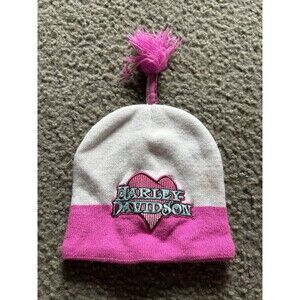 Toddler Girls Harley-Davidson Beanie Hat Winter Accessories